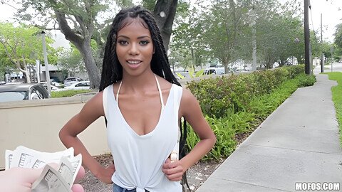Slutty Survey Starring Ebony Teen 18+ Nia Nacci In Reality Pov Hardcore